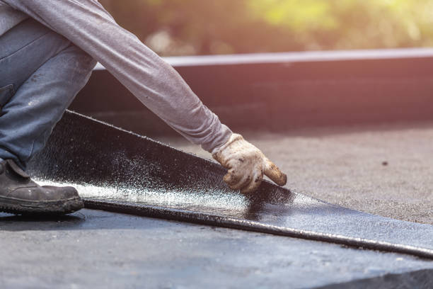 Professional Crawl Space Encapsulation technician working in Bayport, NY